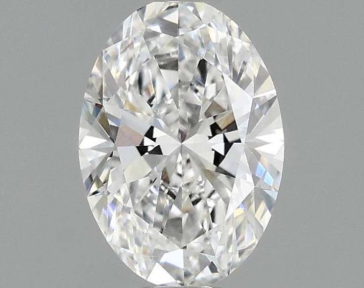 0.97 Carat Oval Shaped Ideal Cut VVS1 IGI Certified Lab Grown Diamond