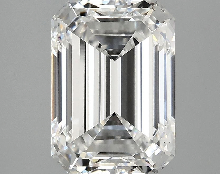 3.09 Carat Emerald Shaped Ideal Cut VS1 IGI Certified Lab Grown Diamond