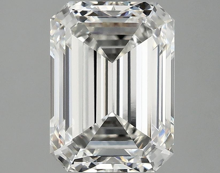 3.0 Carat Emerald Shaped Excellent Cut VVS2 IGI Certified Lab Grown Diamond