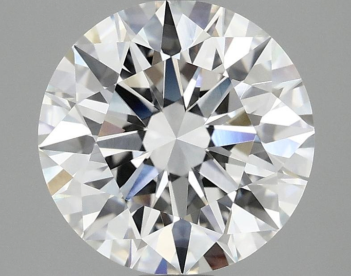 3.06 Carat Round Shaped Ideal Cut VVS2 IGI Certified Lab Grown Diamond