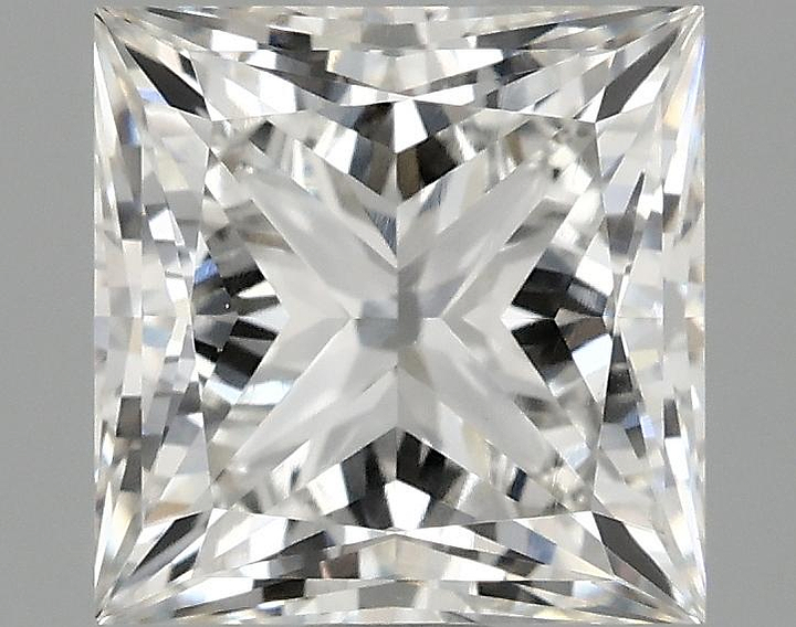 2.05 Carat Princess Shaped Ideal Cut VS1 IGI Certified Lab Grown Diamond