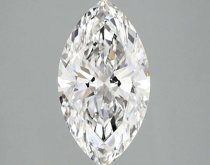 2.03 Carat Marquise Shaped Excellent Cut VVS1 IGI Certified Lab Grown Diamond
