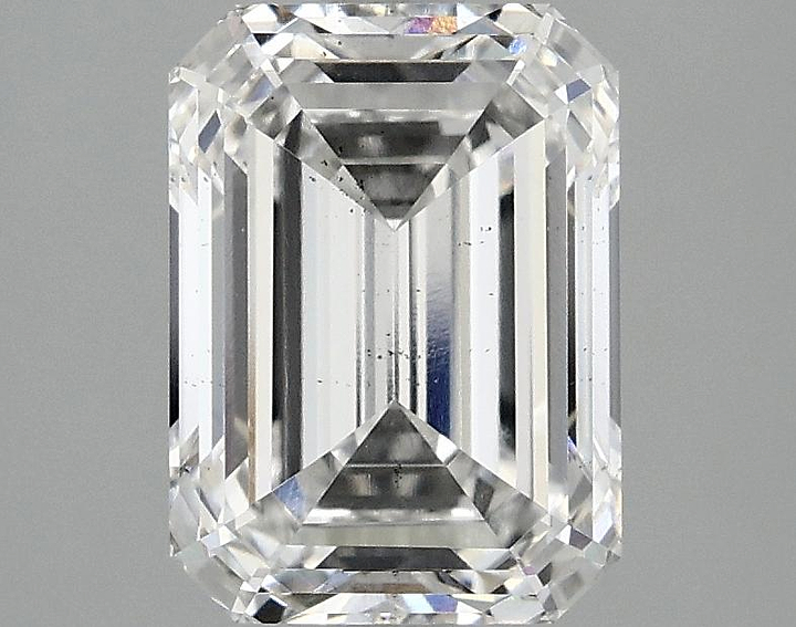 2.54 Carat Emerald Shaped Excellent Cut SI1 IGI Certified Lab Grown Diamond
