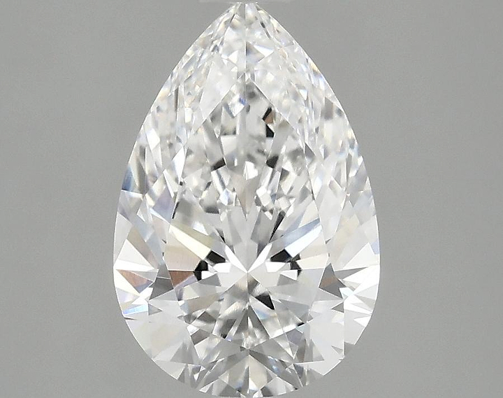 1.97 Carat Pear Shaped Excellent Cut VVS2 IGI Certified Lab Grown Diamond