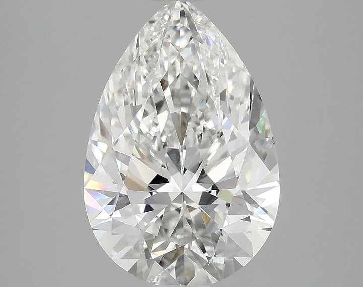 3.03 Carat Pear Shaped Excellent Cut VS2 IGI Certified Lab Grown Diamond
