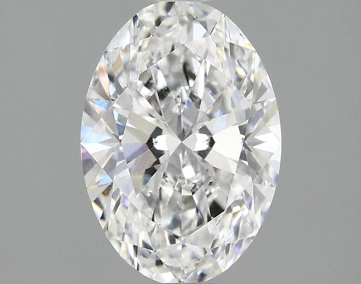 1.5 Carat Oval Shaped Ideal Cut VVS2 IGI Certified Lab Grown Diamond