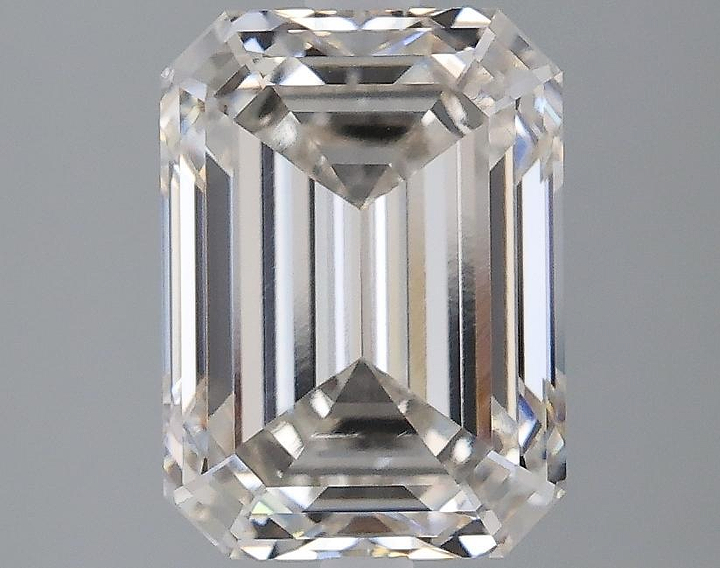 3.02 Carat Emerald Shaped Excellent Cut VVS2 IGI Certified Lab Grown Diamond