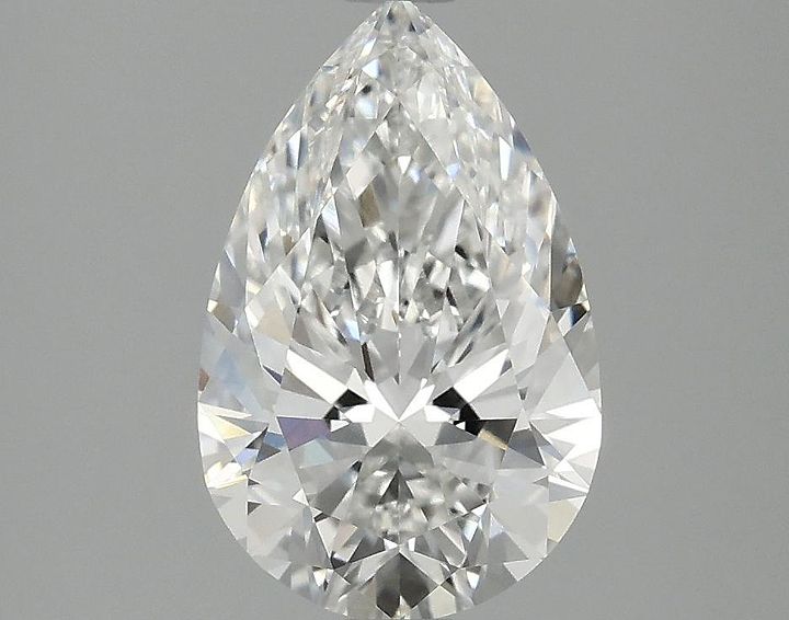 2.04 Carat Pear Shaped Ideal Cut VVS2 IGI Certified Lab Grown Diamond