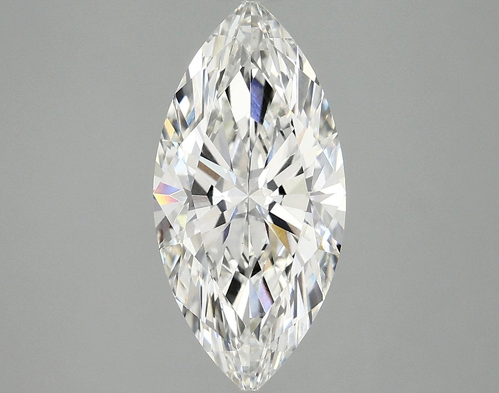 2.51 Carat Marquise Shaped Excellent Cut VS1 IGI Certified Lab Grown Diamond