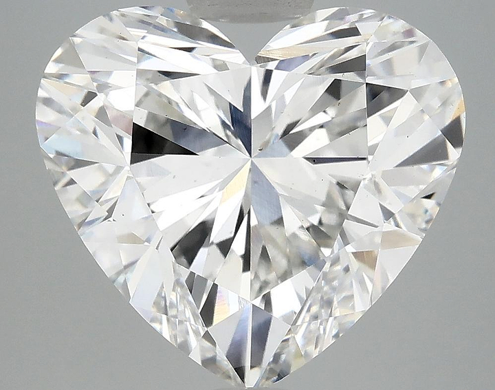 6.04 Carat Heart Shaped Ideal Cut VS1 IGI Certified Lab Grown Diamond