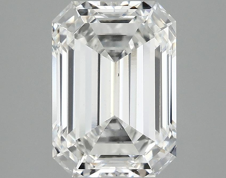 3.09 Carat Emerald Shaped Ideal Cut VS2 IGI Certified Lab Grown Diamond
