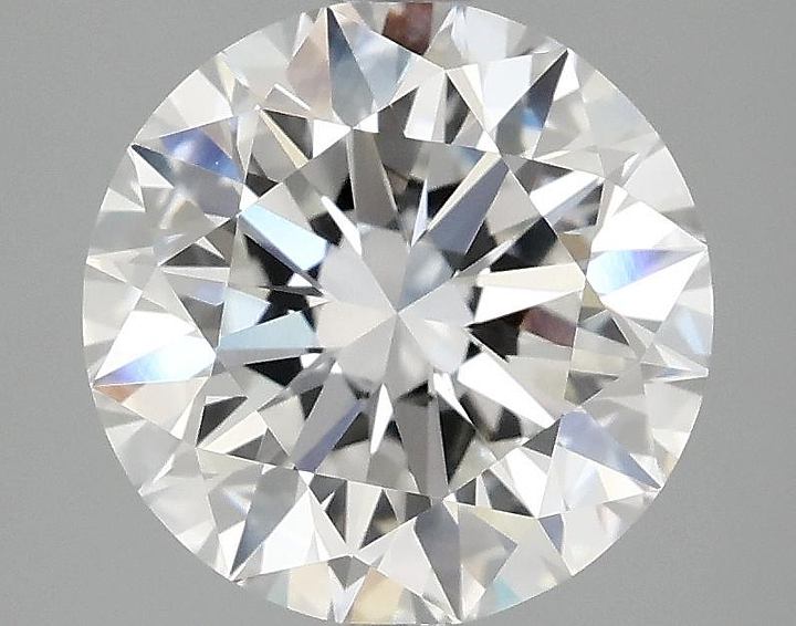 3.08 Carat Round Shaped Excellent Cut VVS2 IGI Certified Lab Grown Diamond