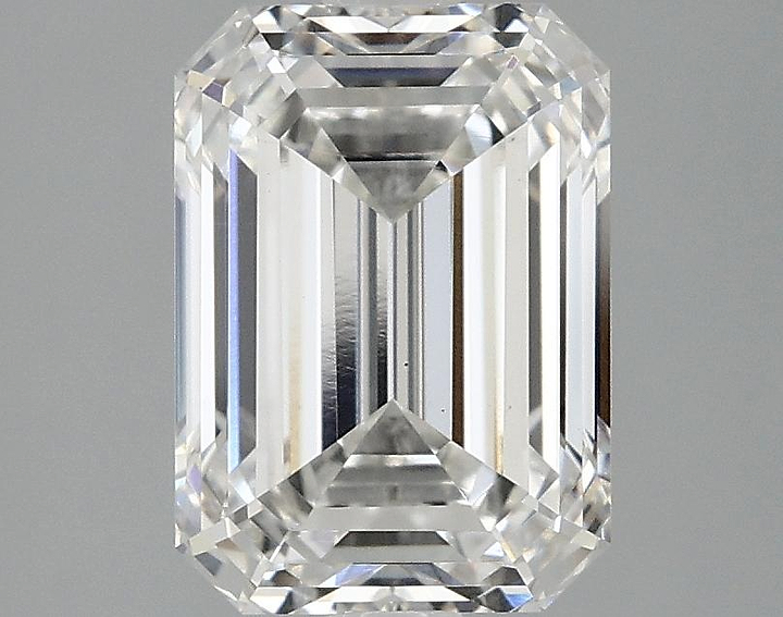 2.55 Carat Emerald Shaped Ideal Cut VS1 IGI Certified Lab Grown Diamond