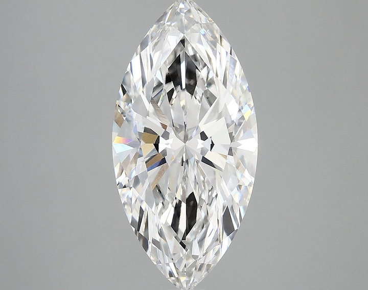 2.92 Carat Marquise Shaped Excellent Cut VVS2 IGI Certified Lab Grown Diamond