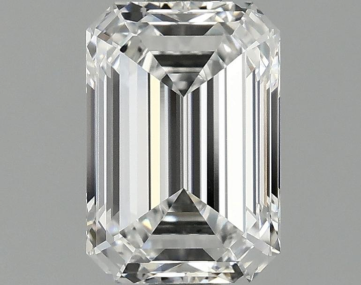 1.3 Carat Emerald Shaped Ideal Cut VVS2 IGI Certified Lab Grown Diamond
