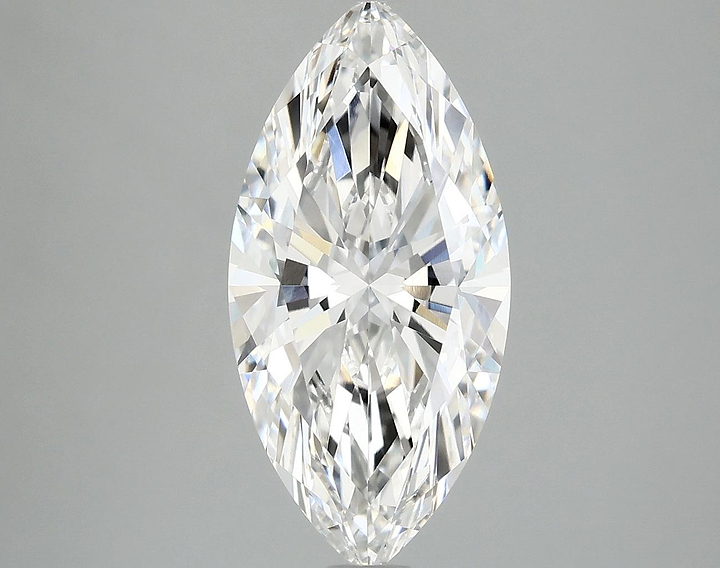 2.94 Carat Marquise Shaped Excellent Cut VVS2 IGI Certified Lab Grown Diamond