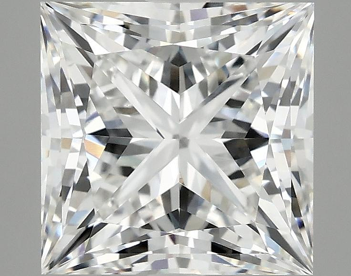 4.1 Carat Princess Shaped Ideal Cut VVS2 IGI Certified Lab Grown Diamond