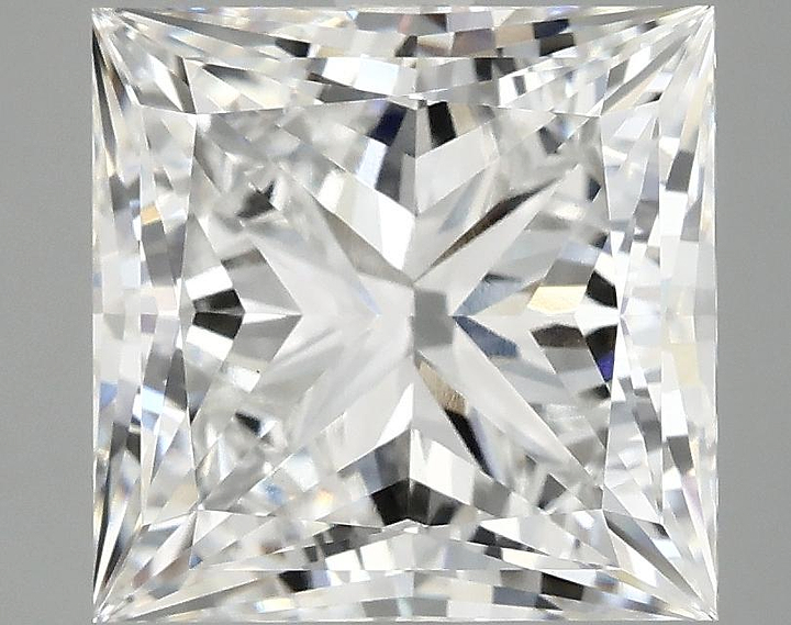 4.78 Carat Princess Shaped Ideal Cut VS1 IGI Certified Lab Grown Diamond