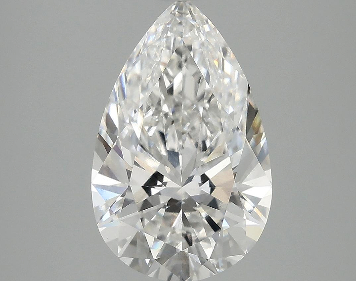 3.08 Carat Pear Shaped Ideal Cut VS2 IGI Certified Lab Grown Diamond