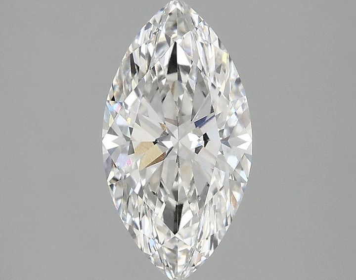 1.55 Carat Marquise Shaped Excellent Cut VVS2 IGI Certified Lab Grown Diamond