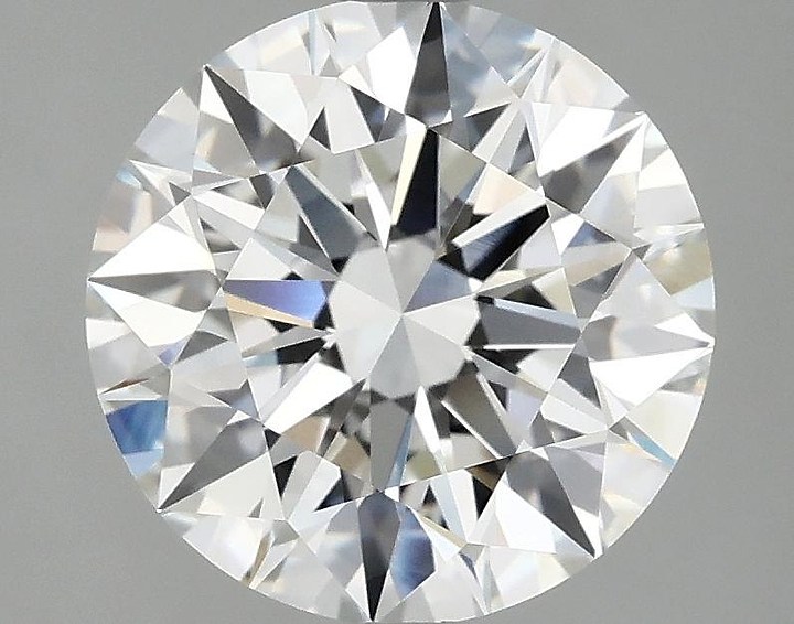 3.09 Carat Round Shaped Ideal Cut VVS2 IGI Certified Lab Grown Diamond