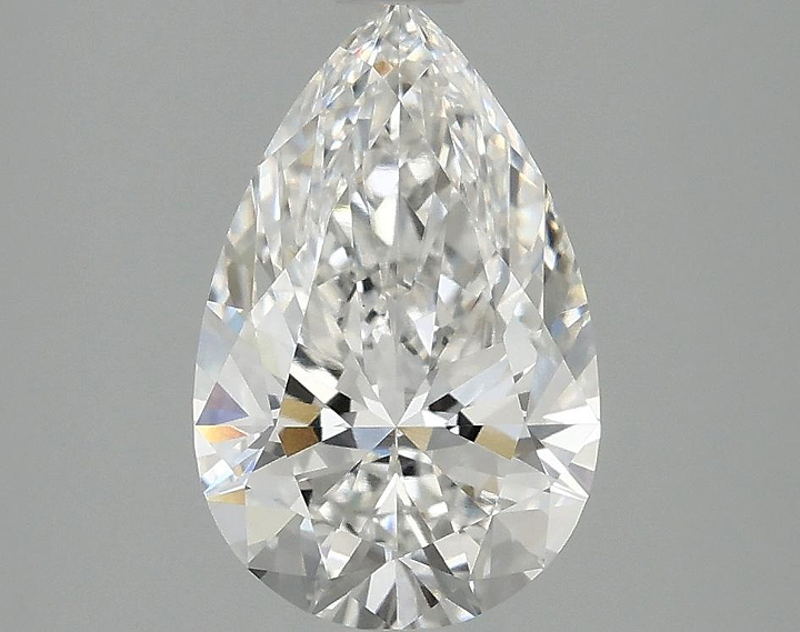 2.06 Carat Pear Shaped Ideal Cut VVS2 IGI Certified Lab Grown Diamond