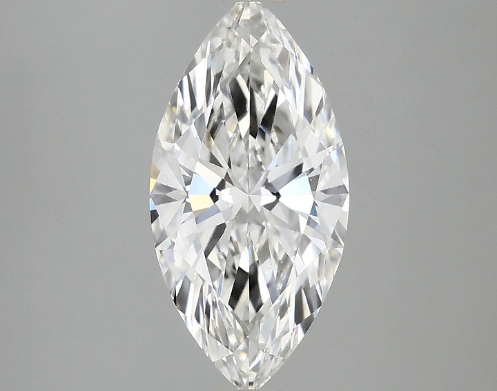 2.0 Carat Marquise Shaped Ideal Cut VVS2 IGI Certified Lab Grown Diamond