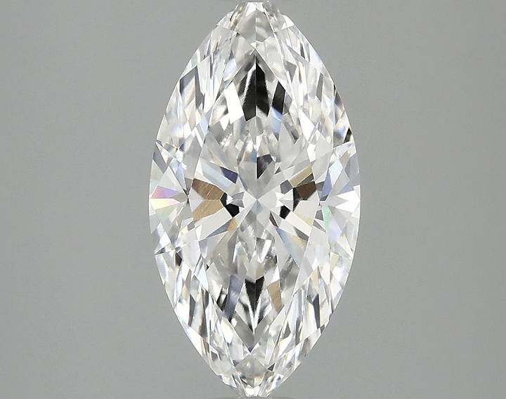 2.03 Carat Marquise Shaped Ideal Cut VVS2 IGI Certified Lab Grown Diamond