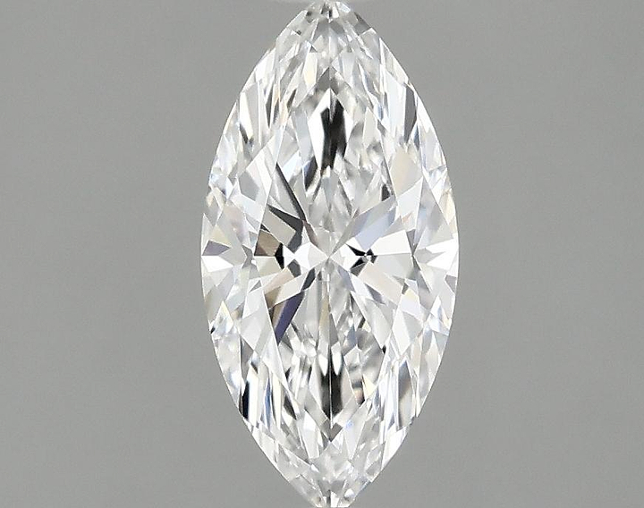 0.98 Carat Marquise Shaped Excellent Cut VVS2 IGI Certified Lab Grown Diamond