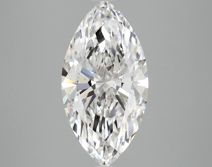 2.97 Carat Marquise Shaped Ideal Cut SI1 IGI Certified Lab Grown Diamond