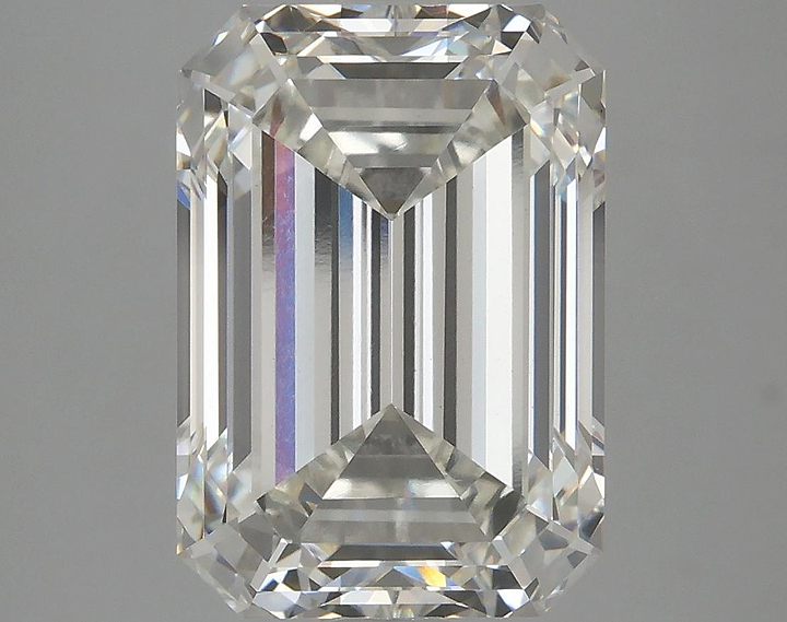 6.87 Carat Emerald Shaped Ideal Cut VS1 IGI Certified Lab Grown Diamond