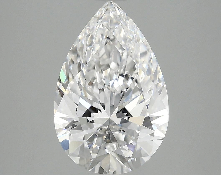 3.05 Carat Pear Shaped Excellent Cut VVS2 IGI Certified Lab Grown Diamond