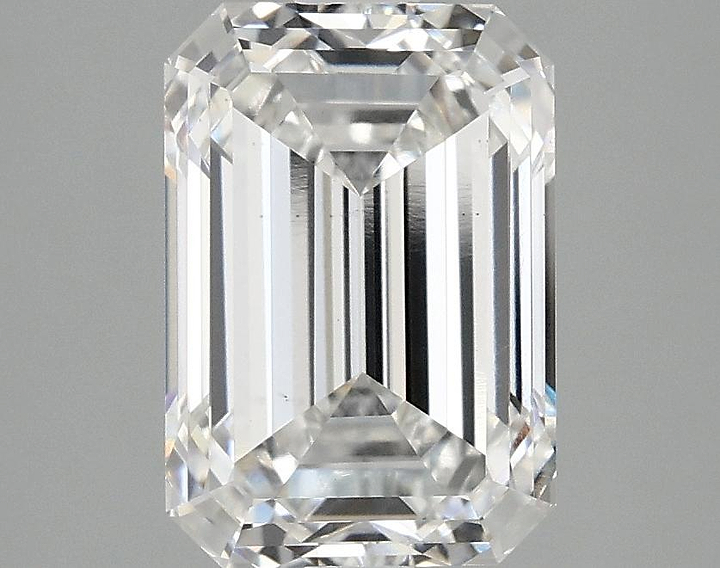 3.04 Carat Emerald Shaped Ideal Cut VS1 IGI Certified Lab Grown Diamond