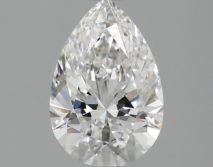1.58 Carat Pear Shaped Excellent Cut VVS2 IGI Certified Lab Grown Diamond