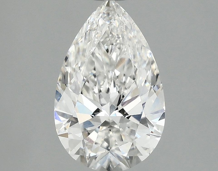 2.09 Carat Pear Shaped Ideal Cut VVS2 IGI Certified Lab Grown Diamond