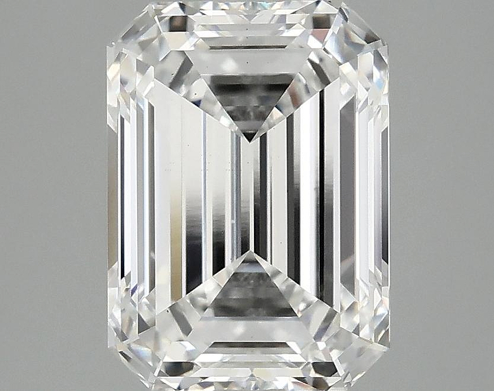 3.03 Carat Emerald Shaped Excellent Cut VS1 IGI Certified Lab Grown Diamond