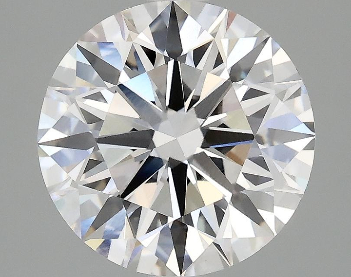 3.08 Carat Round Shaped Ideal Cut VVS2 IGI Certified Lab Grown Diamond