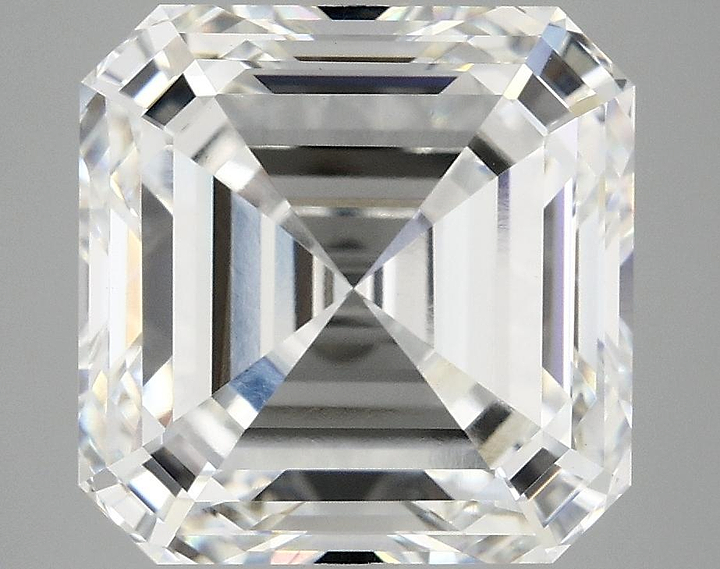 7.19 Carat Asscher Shaped Excellent Cut VVS2 IGI Certified Lab Grown Diamond