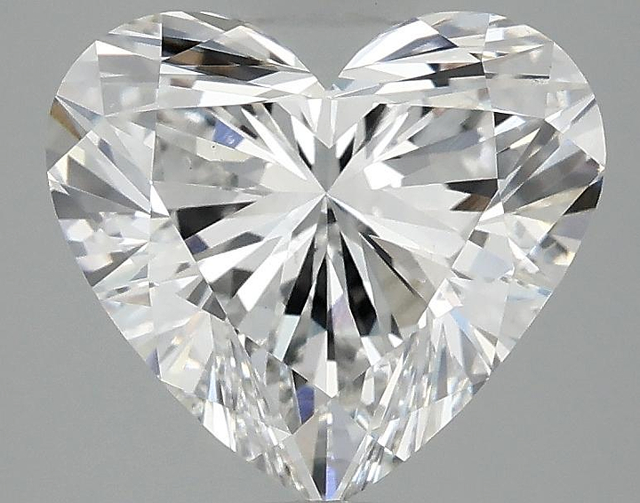 2.97 Carat Heart Shaped Ideal Cut VS2 IGI Certified Lab Grown Diamond