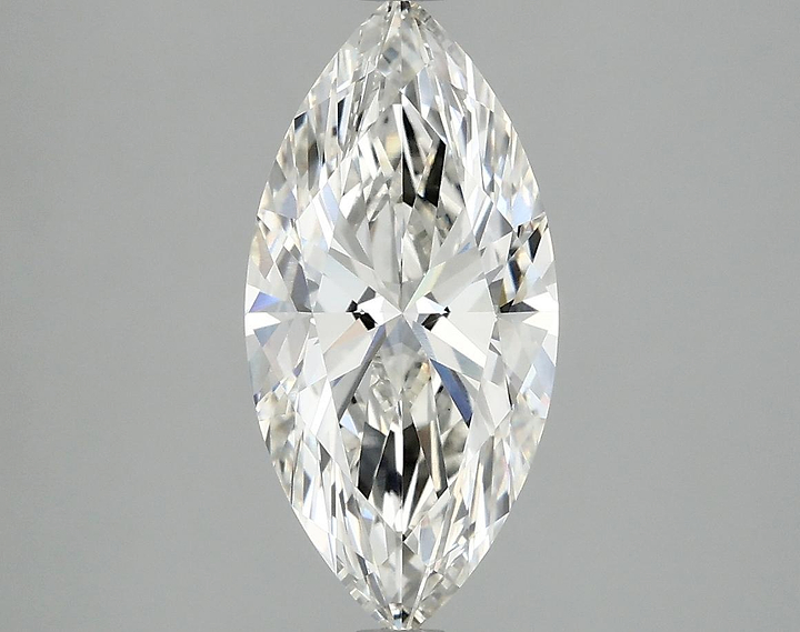 2.51 Carat Marquise Shaped Excellent Cut VVS2 IGI Certified Lab Grown Diamond
