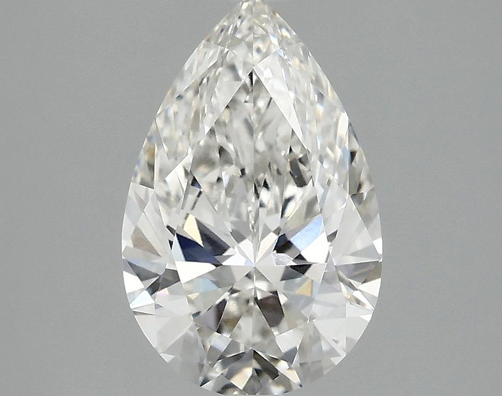 2.03 Carat Pear Shaped Ideal Cut VVS1 IGI Certified Lab Grown Diamond