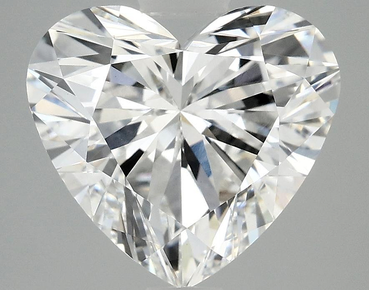 3.87 Carat Heart Shaped Ideal Cut VS1 IGI Certified Lab Grown Diamond