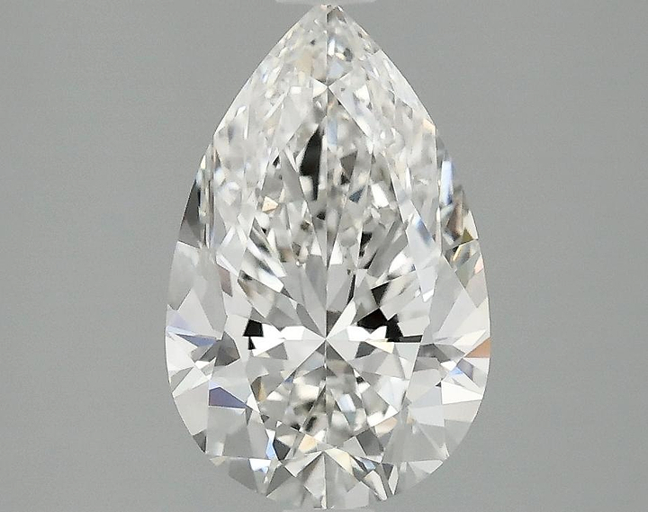 2.01 Carat Pear Shaped Ideal Cut VVS2 IGI Certified Lab Grown Diamond