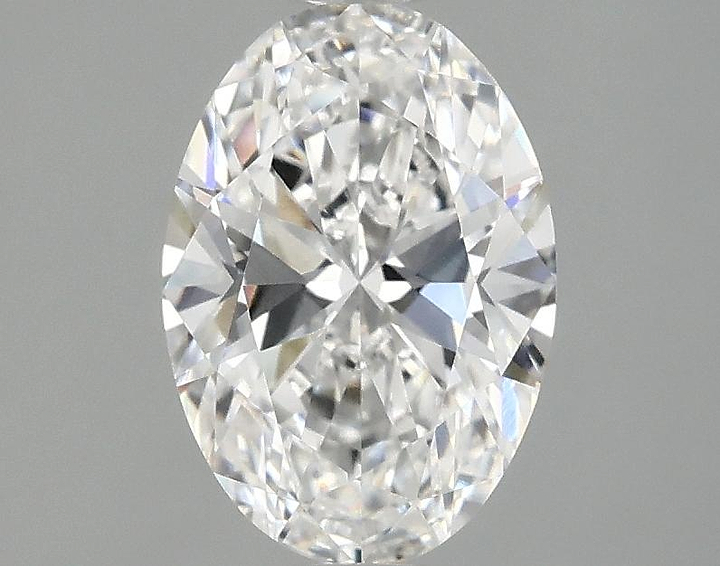 1.5 Carat Oval Shaped Ideal Cut VVS2 IGI Certified Lab Grown Diamond