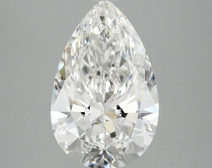 3.01 Carat Pear Shaped Ideal Cut VVS2 IGI Certified Lab Grown Diamond