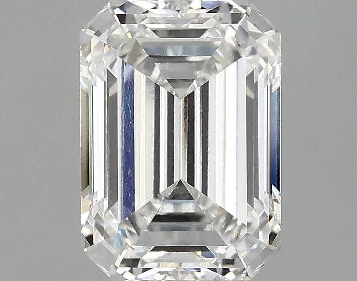2.08 Carat Emerald Shaped Ideal Cut VVS1 IGI Certified Lab Grown Diamond