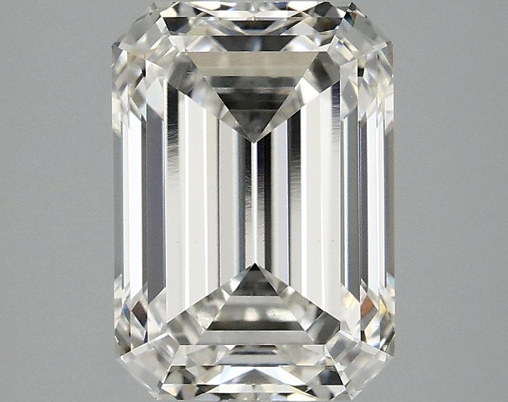 3.2 Carat Emerald Shaped Ideal Cut VVS2 IGI Certified Lab Grown Diamond