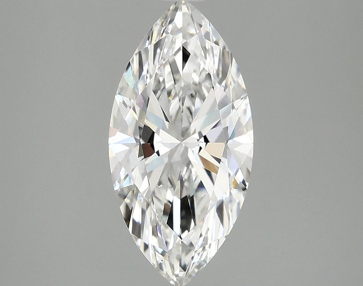 2.01 Carat Marquise Shaped Ideal Cut VVS2 IGI Certified Lab Grown Diamond