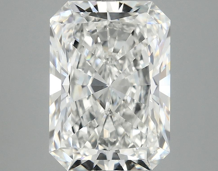 3.77 Carat Radiant Shaped Ideal Cut VVS2 IGI Certified Lab Grown Diamond