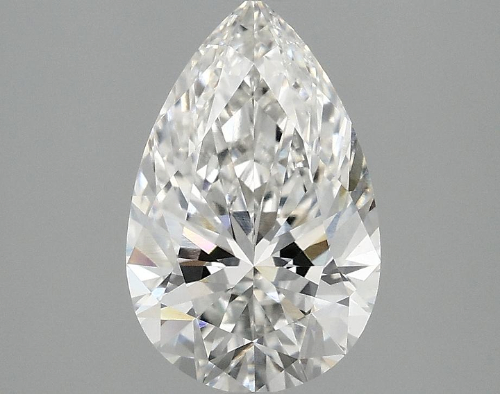 2.04 Carat Pear Shaped Ideal Cut VVS2 IGI Certified Lab Grown Diamond